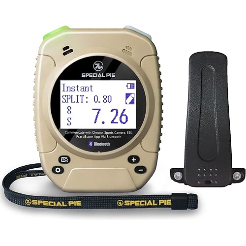 Shot Timer with Belt Clip - 2025 Upgraded Shot Timer for Shooting Competition, Dry Fire Practice, Ideal for IPSC, IDPA, USPSA