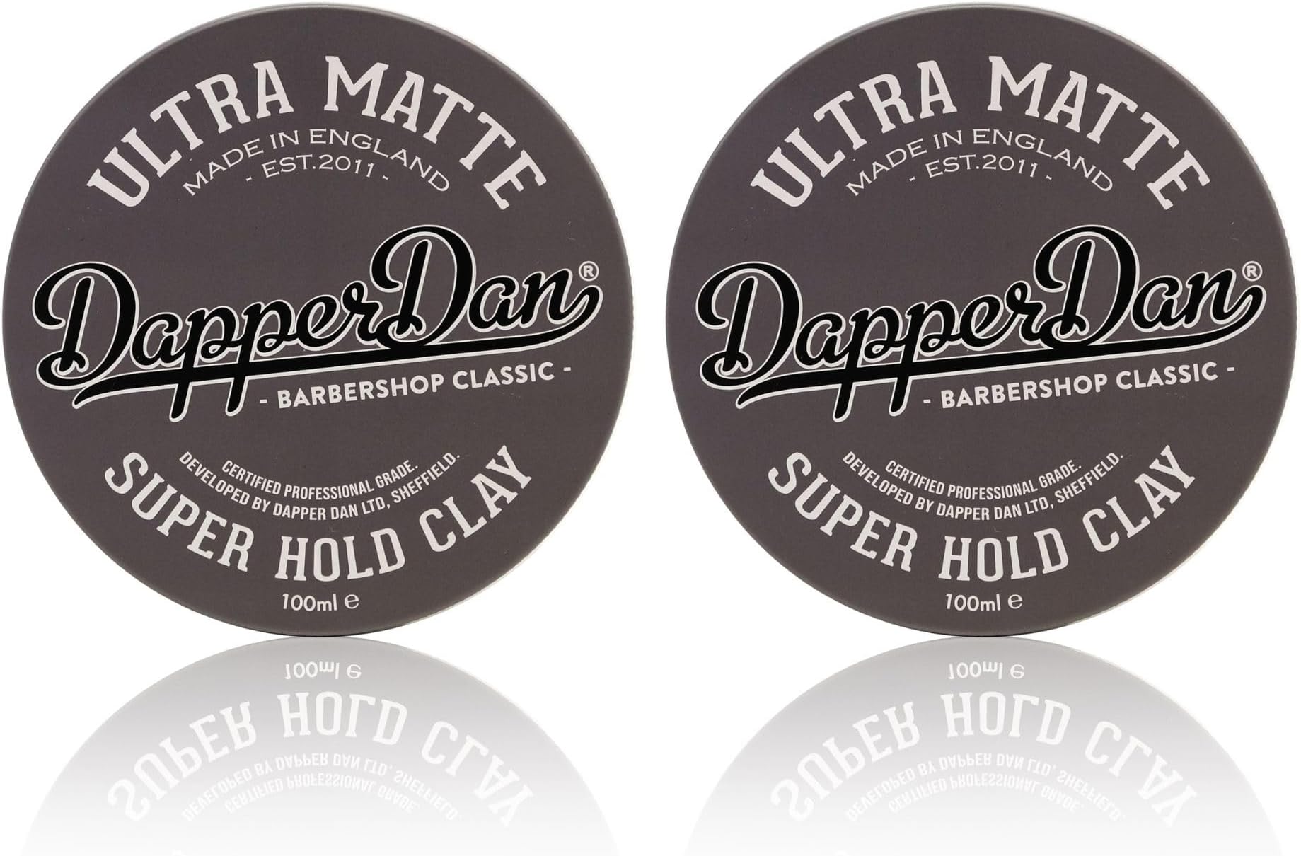 Ultra Matte Hair Clay, Long lasting Hold, Subtle Vanilla and Raspberry Fragrance, 2 x 100ml