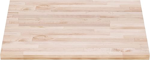 DuraSteel - Banco de trabajo de bloque de carnicero 30 x 36 x 15 pulgadas losa de arce multiusos para mesa de café escritorio de oficina tabla de