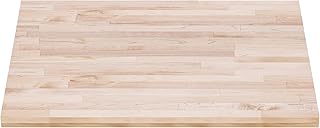 DuraSteel 30x36 Butcher Block Countertop - Maple Solid Wood Workbench for Kitchen, Restaurant, Cabinet, Desk Top, Wood Board, Large Counter Cutting Island Long, Bakery Worktable Dough - Table Top Only