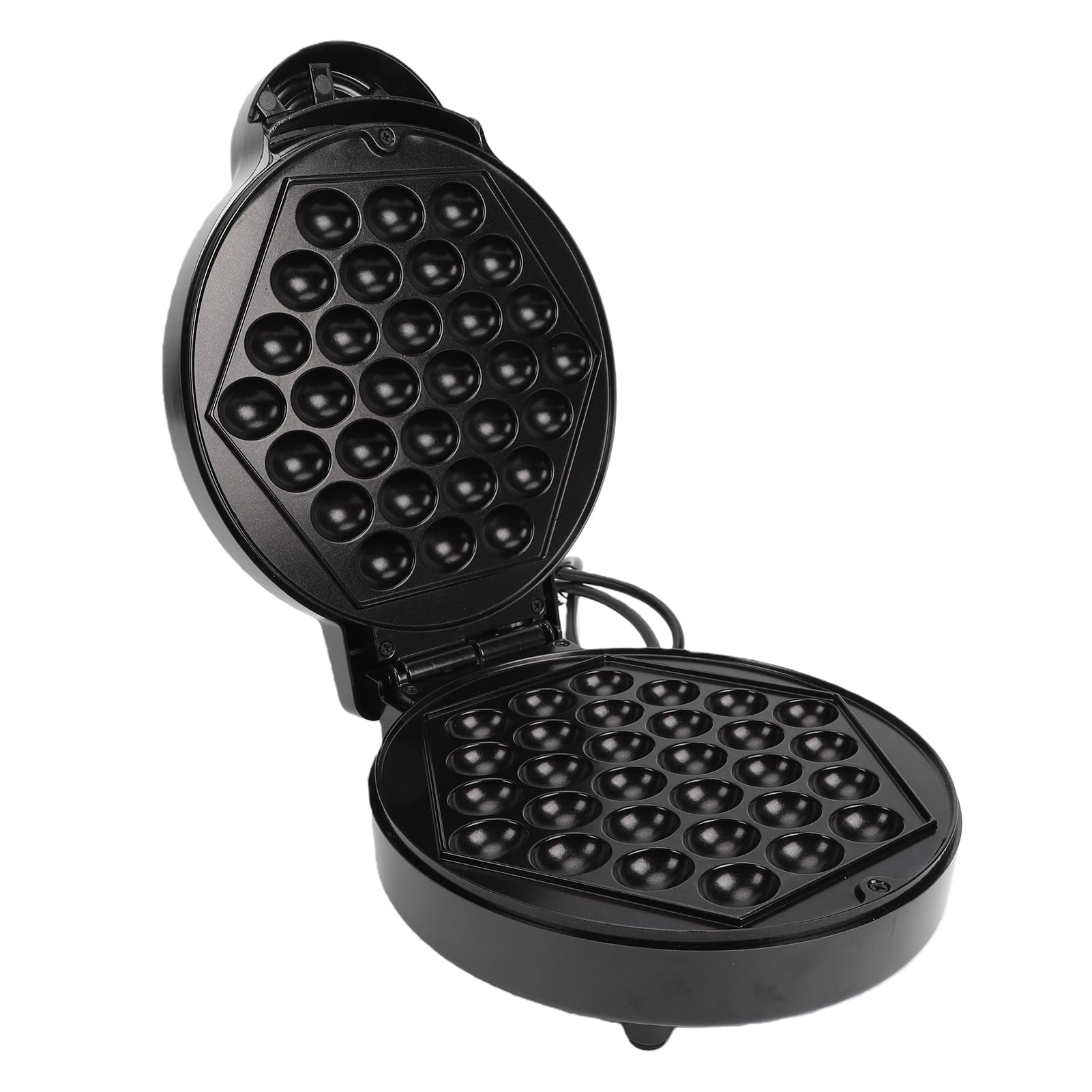 Bewinner Macchina per Waffle a 30 Fori, Macchina per Waffle Antiaderente a per Coni Gelato, Facile da Pulire, Piastra Elettrica per da 1000 W con Indicatore Luminoso di Pronto, Senza BPA, Presa EU