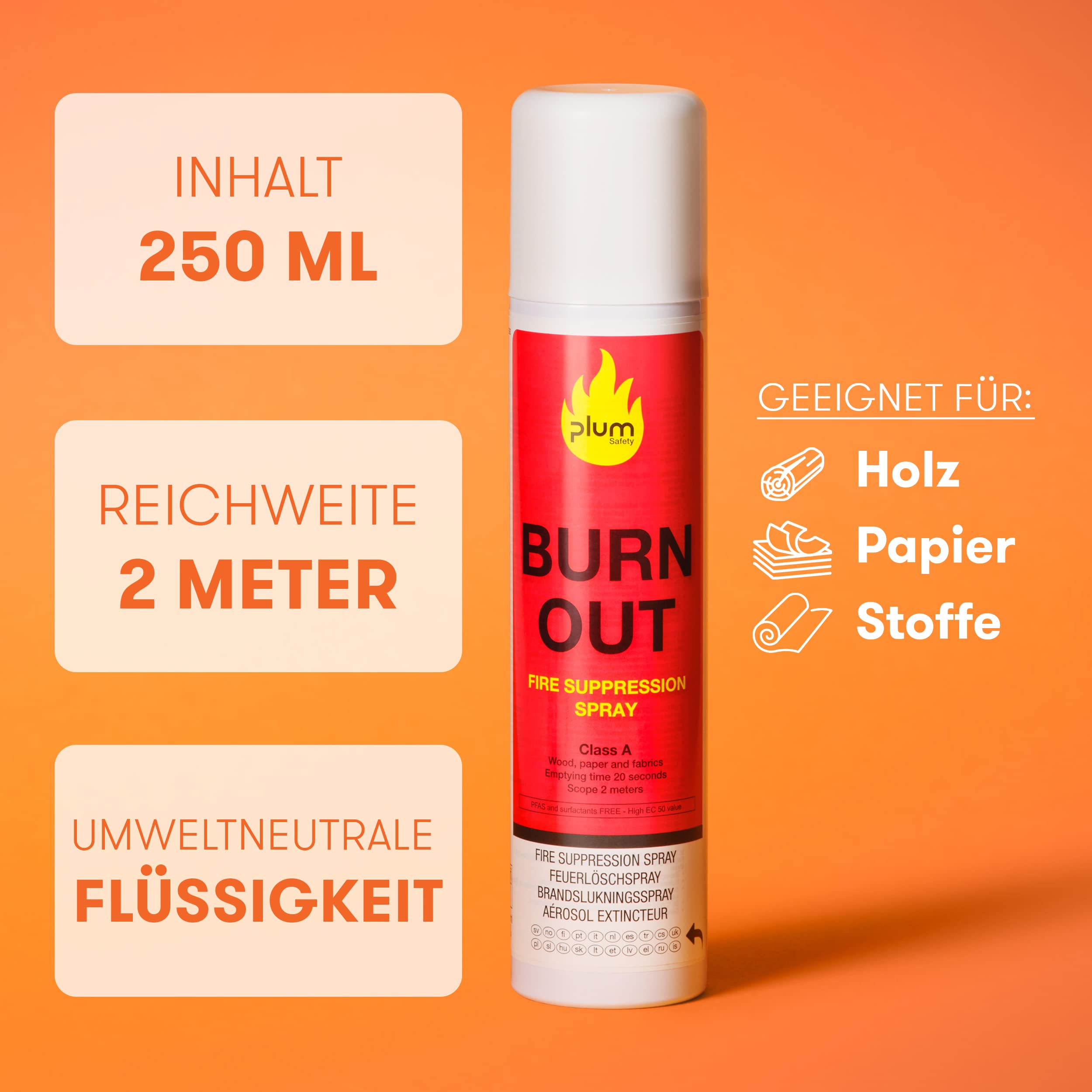 Erste Hilfe Kasten DIN 13157:2021 | Inkl. 250ml Feuerlöscherspray, praktischer Wandhalterung, 5x Aufkleber & Plombe