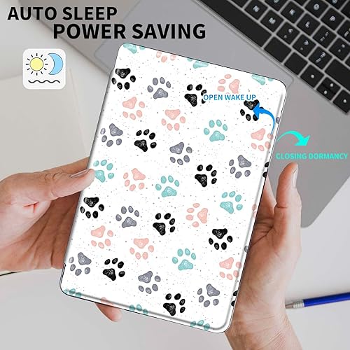 Miniatura 4 de Rossy Funda para tablet Kindle Fire HD 8 y Fire HD 8 Plus (1210 generación 20222020) + protector de pantalla giratorio de 360 grados, funda de piel