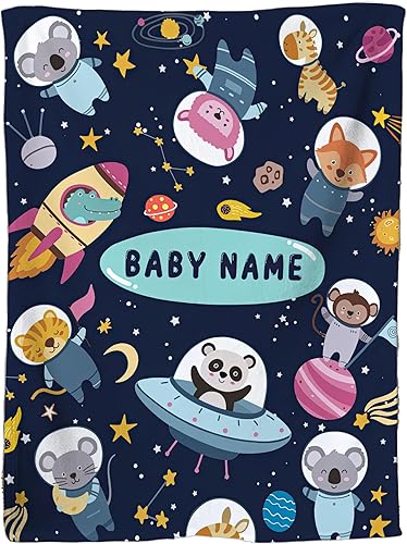 Manta de dinosaurio personalizada para bebé, manta de dinosaurio para bebé, nombre personalizado para niños pequeños, recién nacidos, manta de