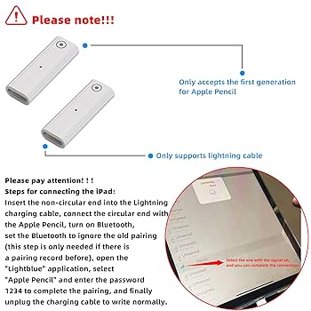 Amazon.com: Apple Pencil 1st Generation Charger Adapter