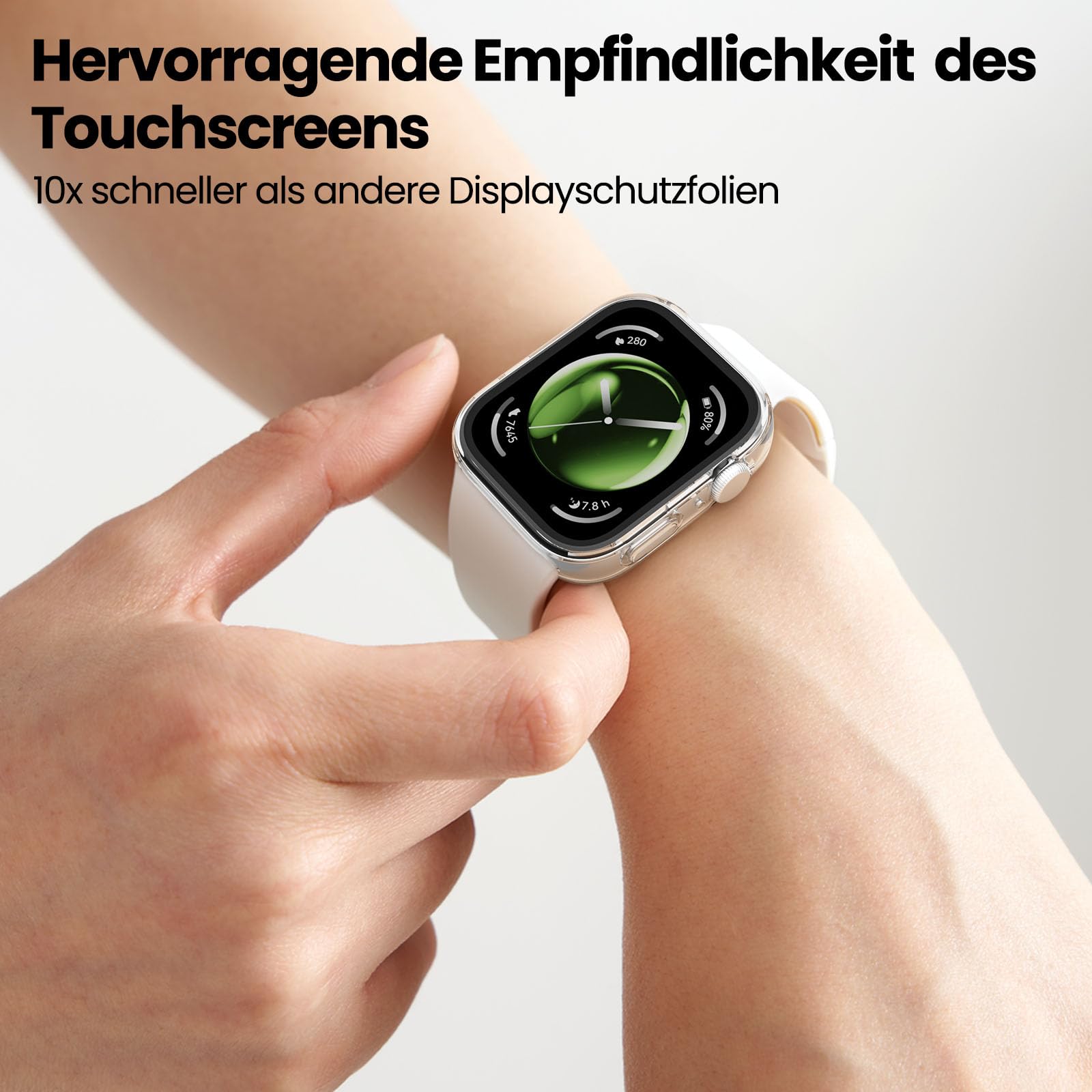 2 Stück Hülle für Huawei Watch Fit 3 Schutzhülle, Flexibles TPU Displayschutz Case 360° Rundum Kratzfest Abdeckung Ultradünne Schutz Gehäuse für Huawei Watch Fit 3