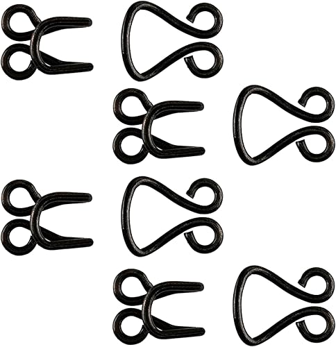 Miniatura 6 de Ganchos de costura de gancho y ojos para sujetadores, ropa, pantalones, falda, 4 juegos en un paquete