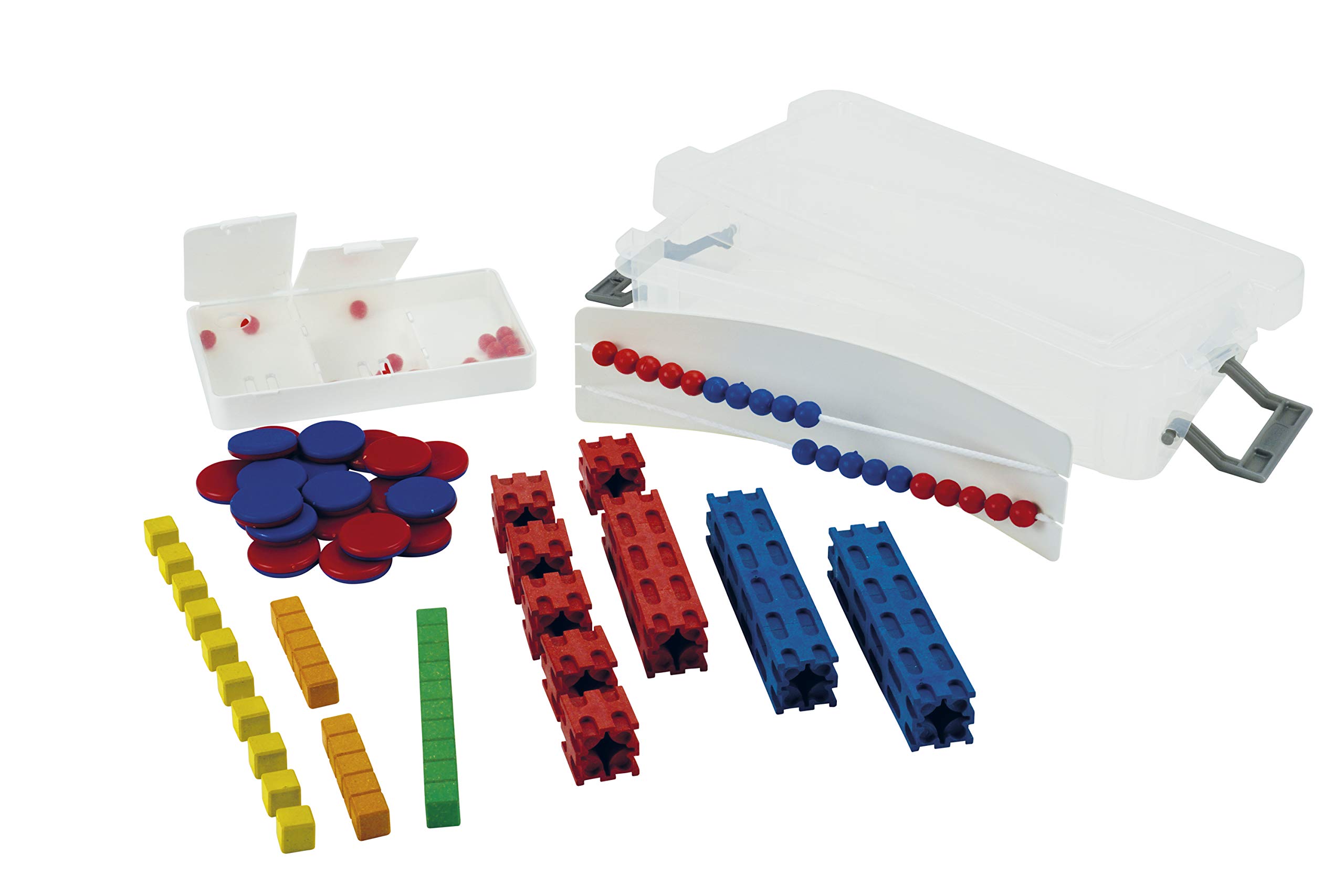 Math Basic Set Plus ZR 20 58 Pieces in Box Red/Blue