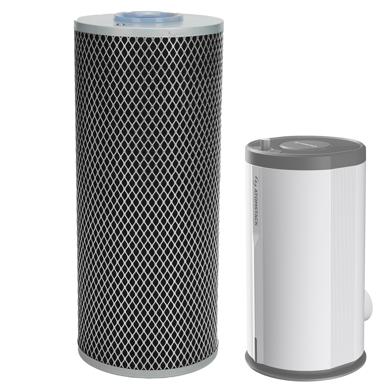 ATOMSTACK Replaceable Filters for D3 Air Purifier 99.97% Efficient Filtration Rate Easy to Install and HEPA Air Purifier Filter Set, Reduce Odor and Smoke Filter for P1 Accessories