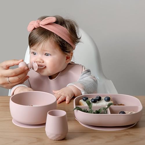 Vista 13 de SAMiGO Cucharas de silicona para bebés de más de 6 meses, utensilios para bebés y niños pequeños, suministros de alimentación de destete LED