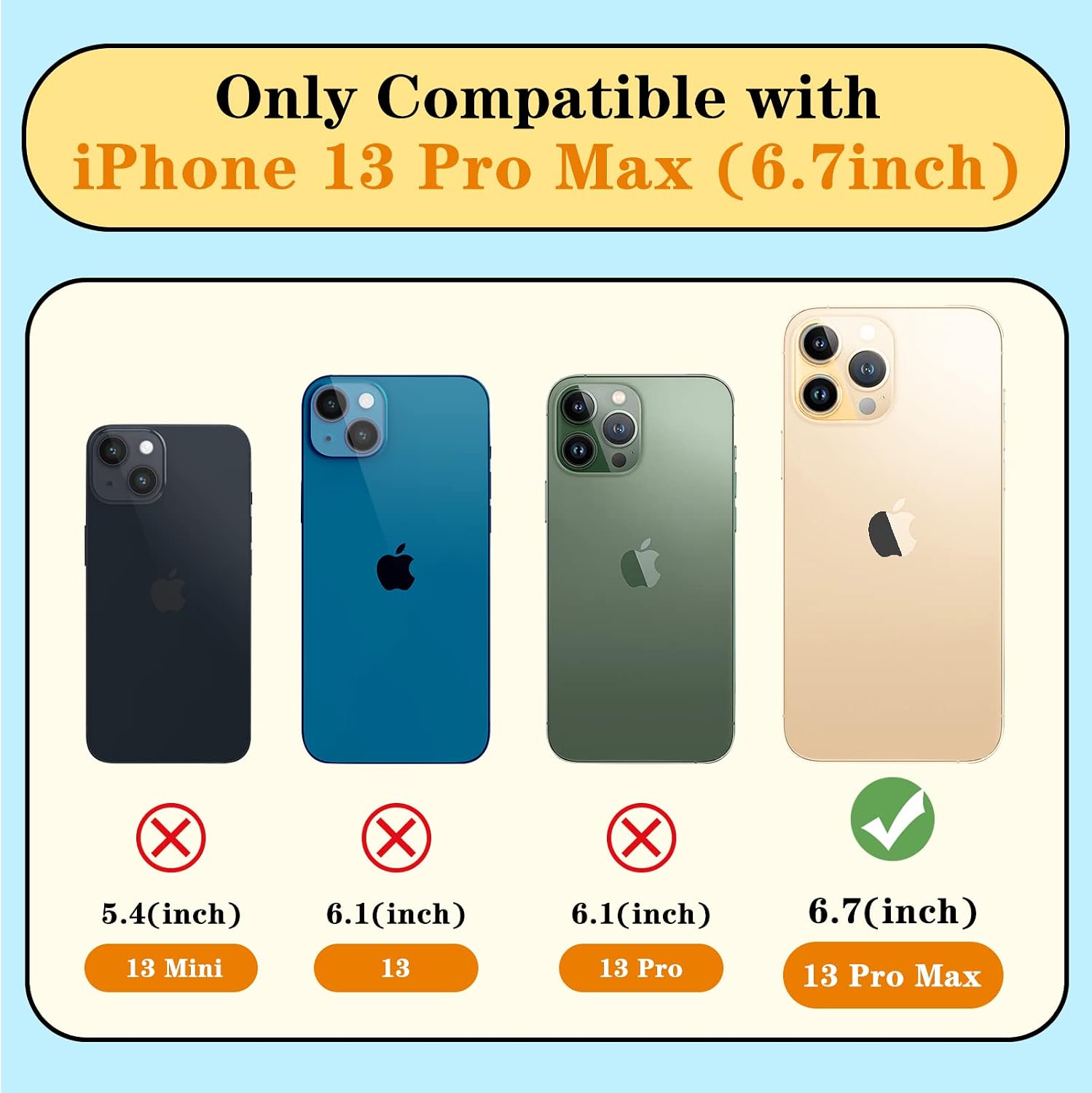 Petitian for iPhone 13 Pro Max Case with Stand/String, Luxury Cute Women Girls Heart Electroplated Designer Phone Cases for 13 Pro Max Grey Blue image 2