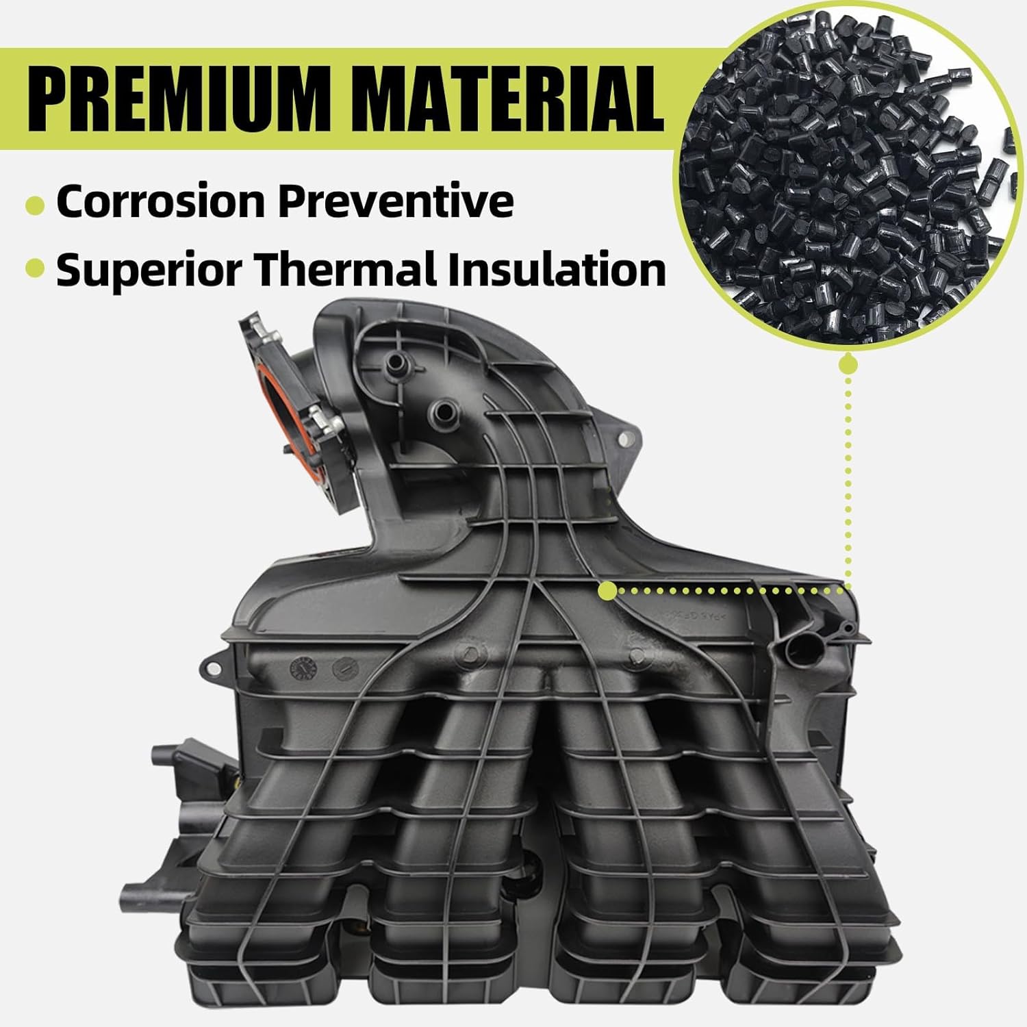 Automotive Engine Intake Manifolds Compatible With Jeep Patriot Compass Dodge Journey Avenger Caliber Chevy Sebring 1.8L 2.0L 2.4L 2007-2017 Replace 4884495AK