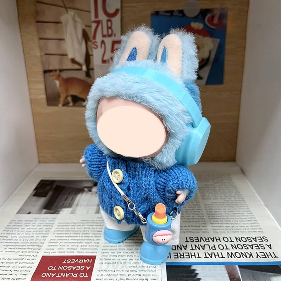 Amazon.com: Doll Clothes Compatible with Labubu(17cm-6.7in) V3 Big