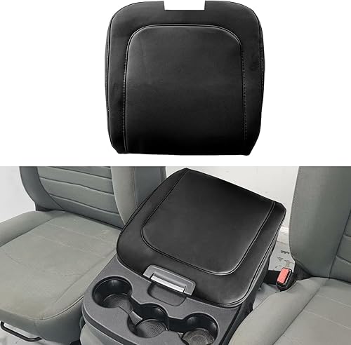 BoxCheer Funda de repuesto para reposabrazos de consola central, adecuada para Dodge Ram 1500 2500 3500 2013-2018 con consola de asiento de salto,