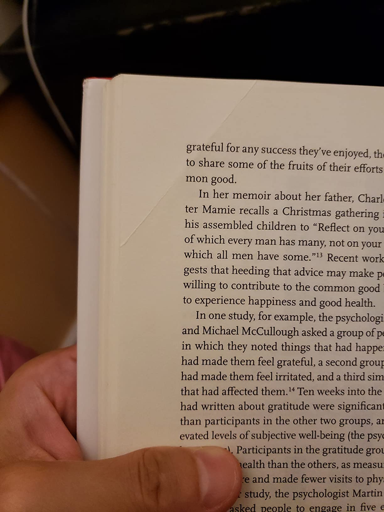 Received a used product that had multiple creases.