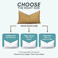 Vista 2 de Pillowflex - Inserto de almohada de plumón sintético de 16 x 22 pulgadas, ultra suave, almohada grande rectangular, lumbar, para la espalda