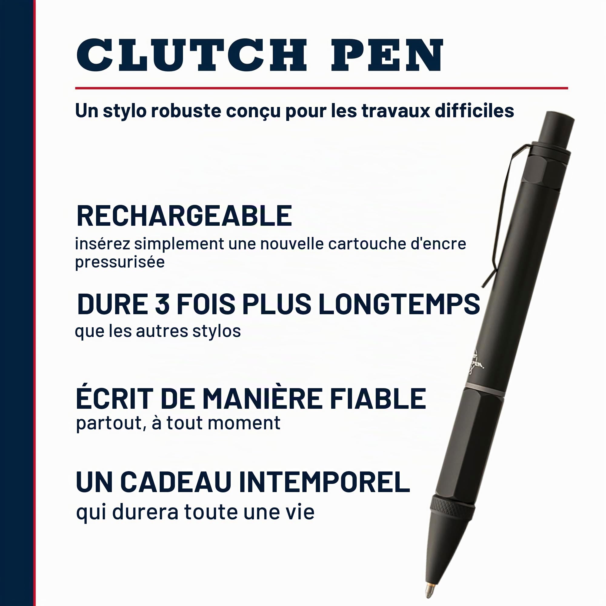 Fisher Clutch Space Pen Matt Black