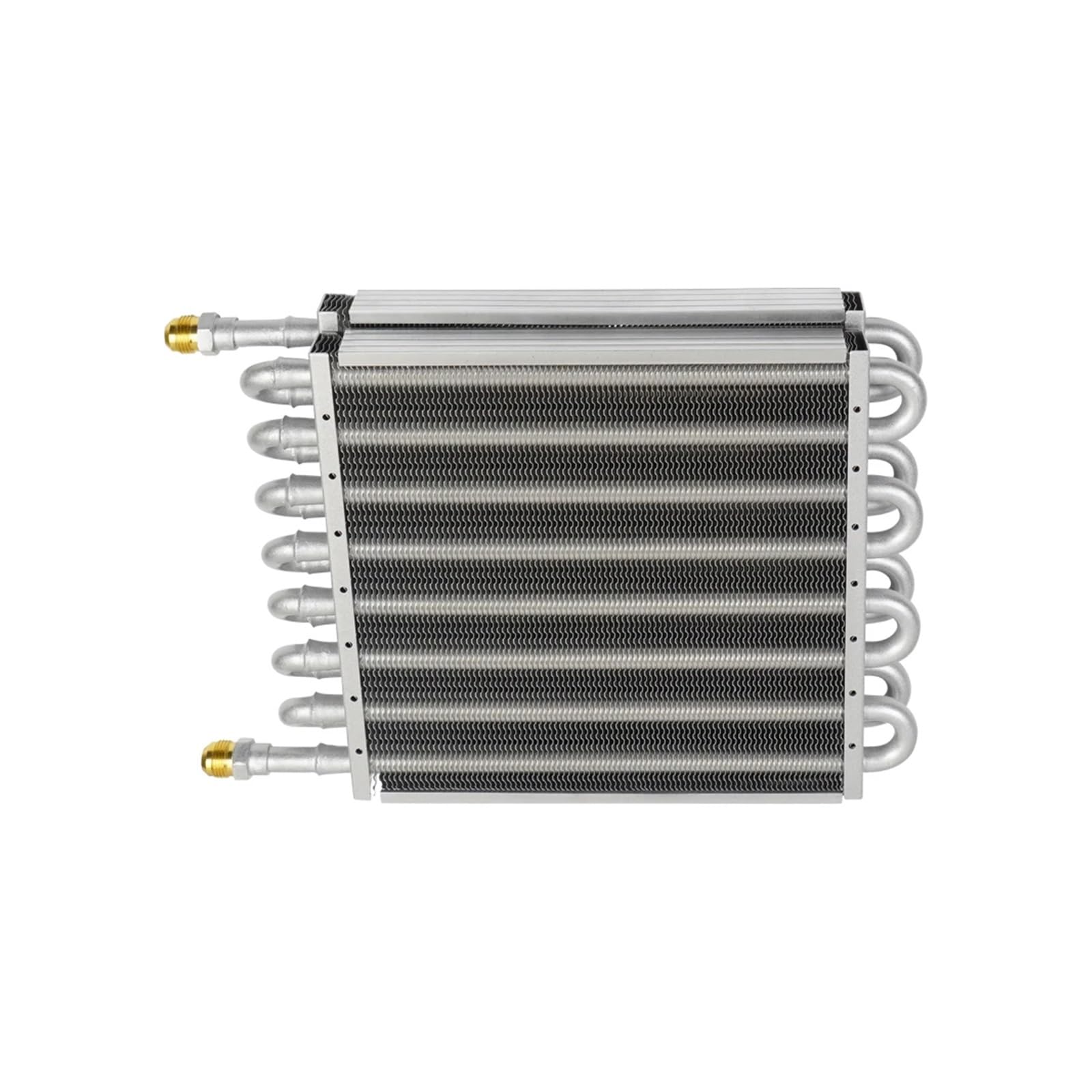 Kit De Convertisseur Radiateur Refroidisseur D'huile Transmission À Distance Universel En Aluminium, 2,4,6,8,10,16 Rangées Refroidisseur d'huile moteur