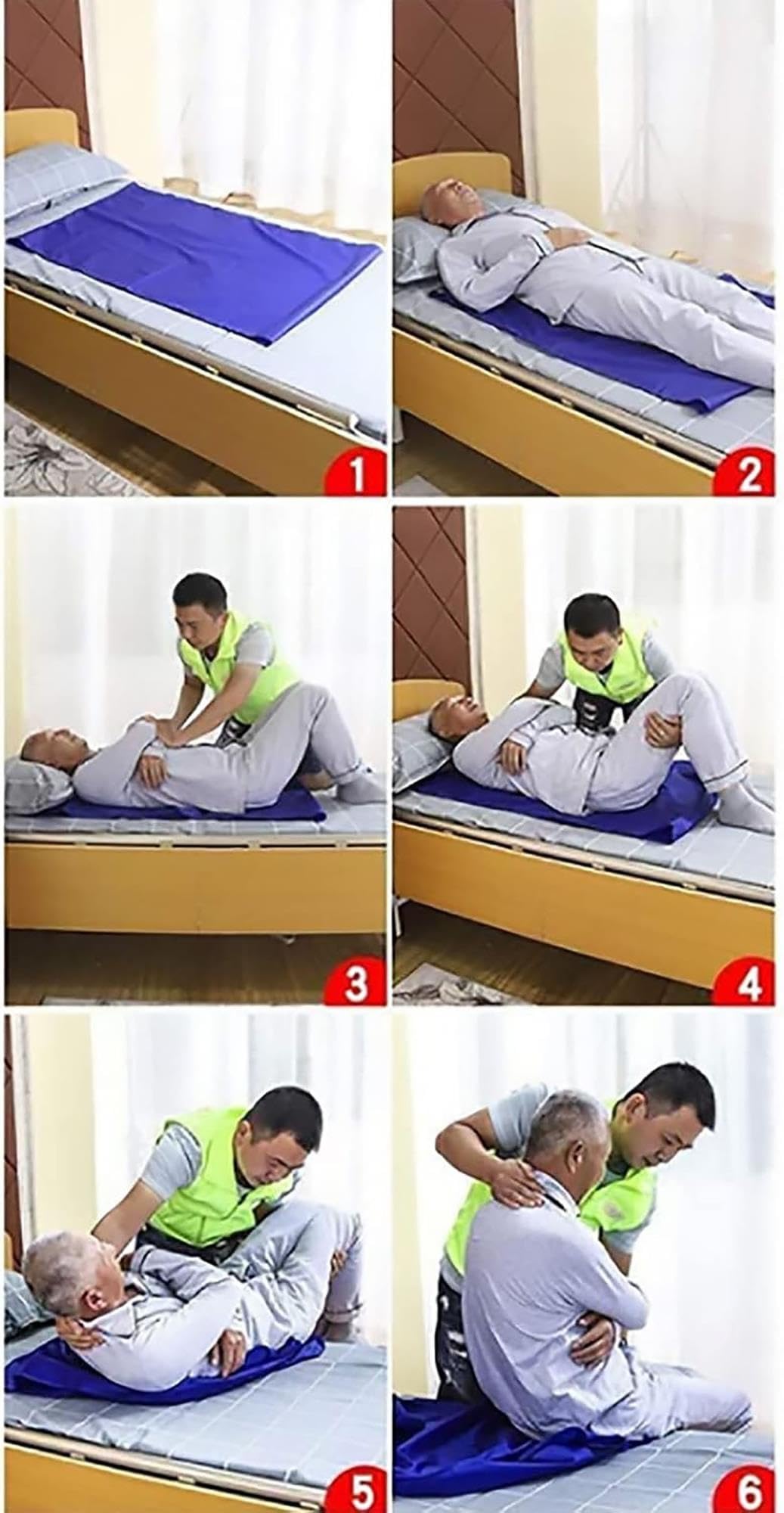 Deslizante para Traslado de Pacientes,Almohadilla Cama de Posicionamiento