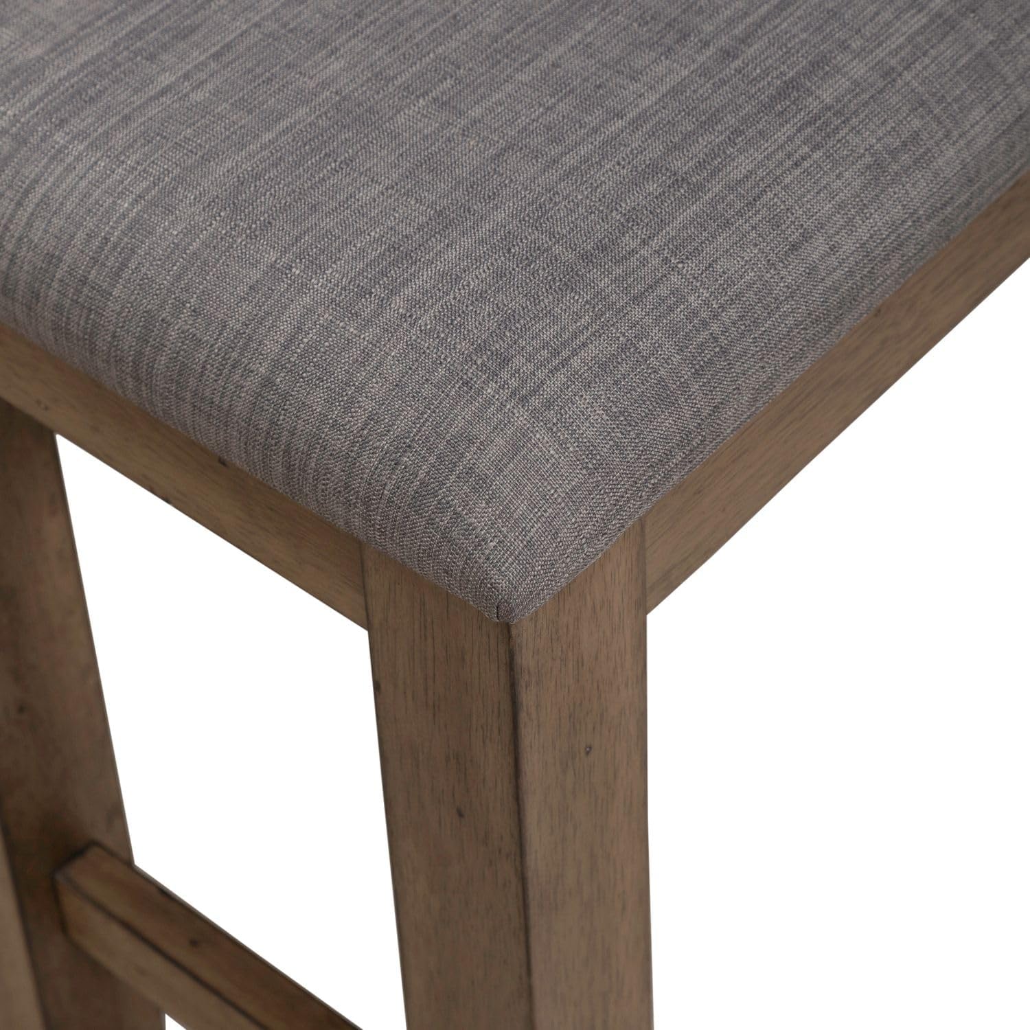 Liberty Furniture Brook Bay Upholstered Counter Height Bench for Dining Room W60 x D16 x H26 - Sandstone Brown