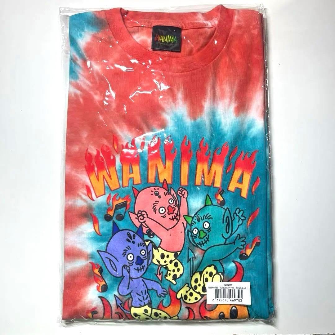 WANIMA WANIMA タイダイ Tシャツ Lサイズ タイダイTシャツホワイトロゴ