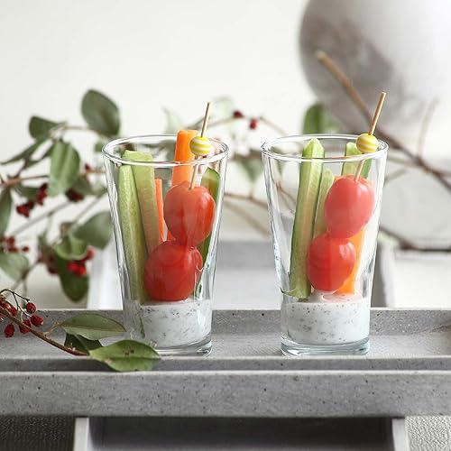 Miniatura 3 de LEVKO Juego de 6 vasos altos de 355 cc de agua jugo cócteles vino cerveza y whisky vasos de vidrio altos vasos de agua vasos de cóctel fabricados en
