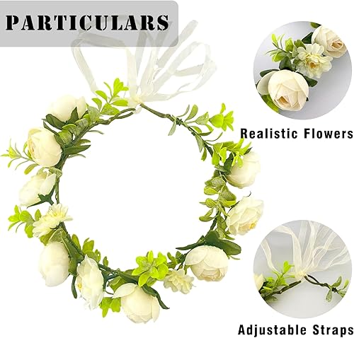 Miniatura 4 de Elegante collar de boda para perro con hermosas flores, collar de boda para perro, traje de boda, collar de perro para collar de perro de flores,