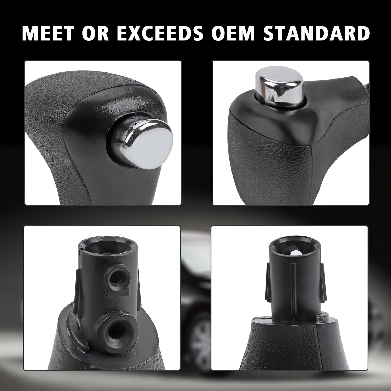 Gear Shifter Knob, Automatic Shift Handle Compatible with Honda Vehicle 2003-2006 Accord, Replace#54131-SDA-A51 54130-SDA-A84ZB 54131-SDA-A81