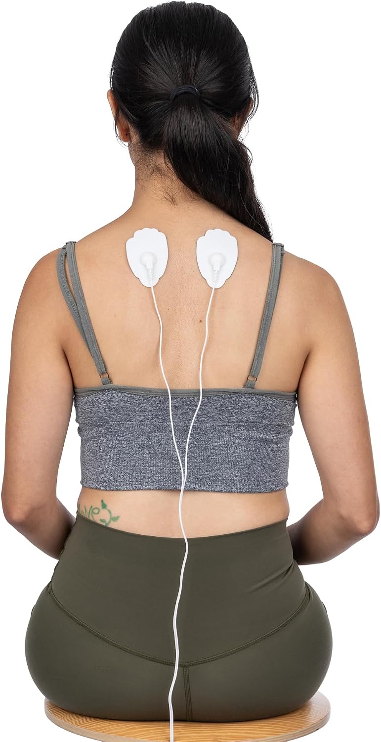 Discount TENS – Large Replacement Electrodes for TENS Units, 20 Pairs (40 Electrodes) – 3" x 1.77" Premium Reusable Electrode Pads, Compatible with 3.5mm Snap Connector EMS Devices