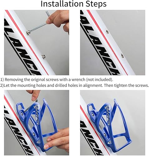 Miniatura 39 de Portabotellas de agua para bicicleta, ultraligero, soporte universal para botellas de bicicleta, ciclismo, MTB, bicicletas de carretera/montaña