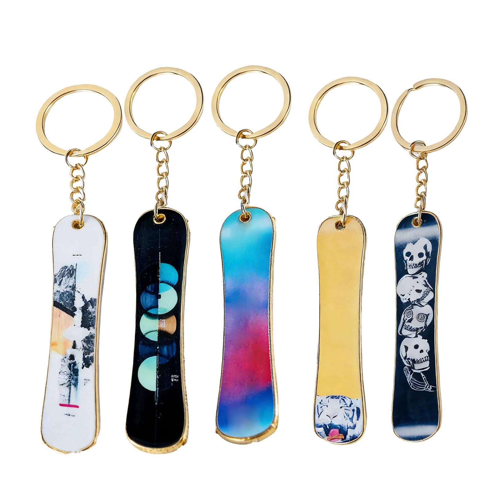 Amazon.co.jp: [ファン・ランジー] 小さなスキーボードキーホルダー防