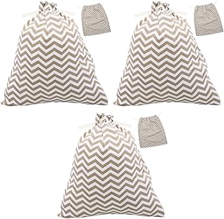 ibasenice 3 Pçs Saco De Armazenamento De Lata De Lixo Sacos De Recarga De Balde De Fraldas Sacos De Lavagem De Roupa Sacos De Lixo De Fraldas Cesto De Roupa Suja Saco De Lavagem De Lingerie