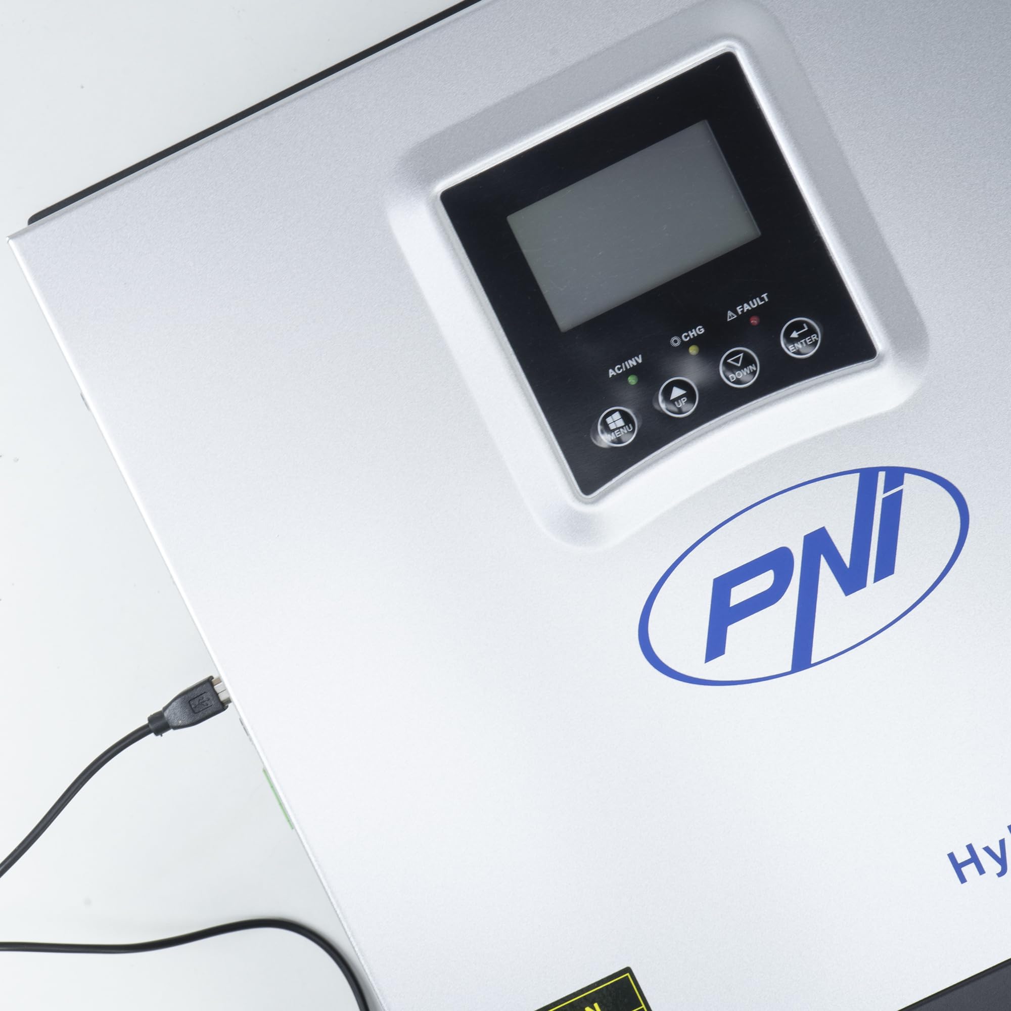 PNI GreenHouse SC1800C PRO Inverter solare, 3KW 13A 3000VA, 24V, MPPT 60A, Off Grid Pure Sine Hybrid