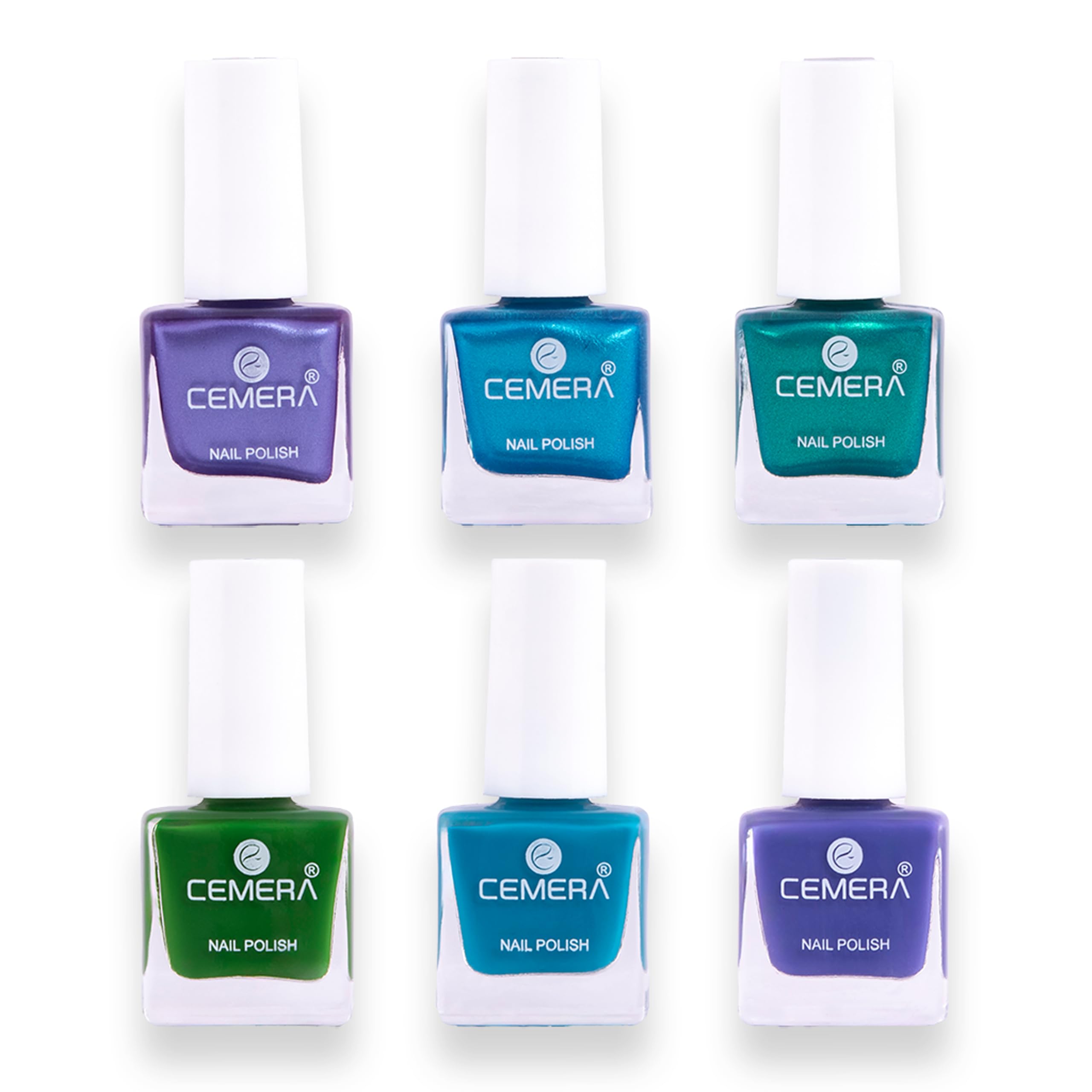 Nail Polish SUNSET - Ocean Twilight Collection (Pack of 6, 7ml) | Quick Dry, Long Lasting, High Shine Glossy Finish, High Pigment Formula-image-8