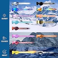 Vista 2 de Juli - Gafas de esquí, snowboard y patinaje, para hombres y mujeres