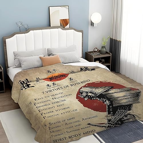 Miniatura 36 de Tijuboni Manta con diseño de tortuga marina y océano, regalos náuticos para mujeres, hombres, niñas, niños y adultos, manta de franela suave para