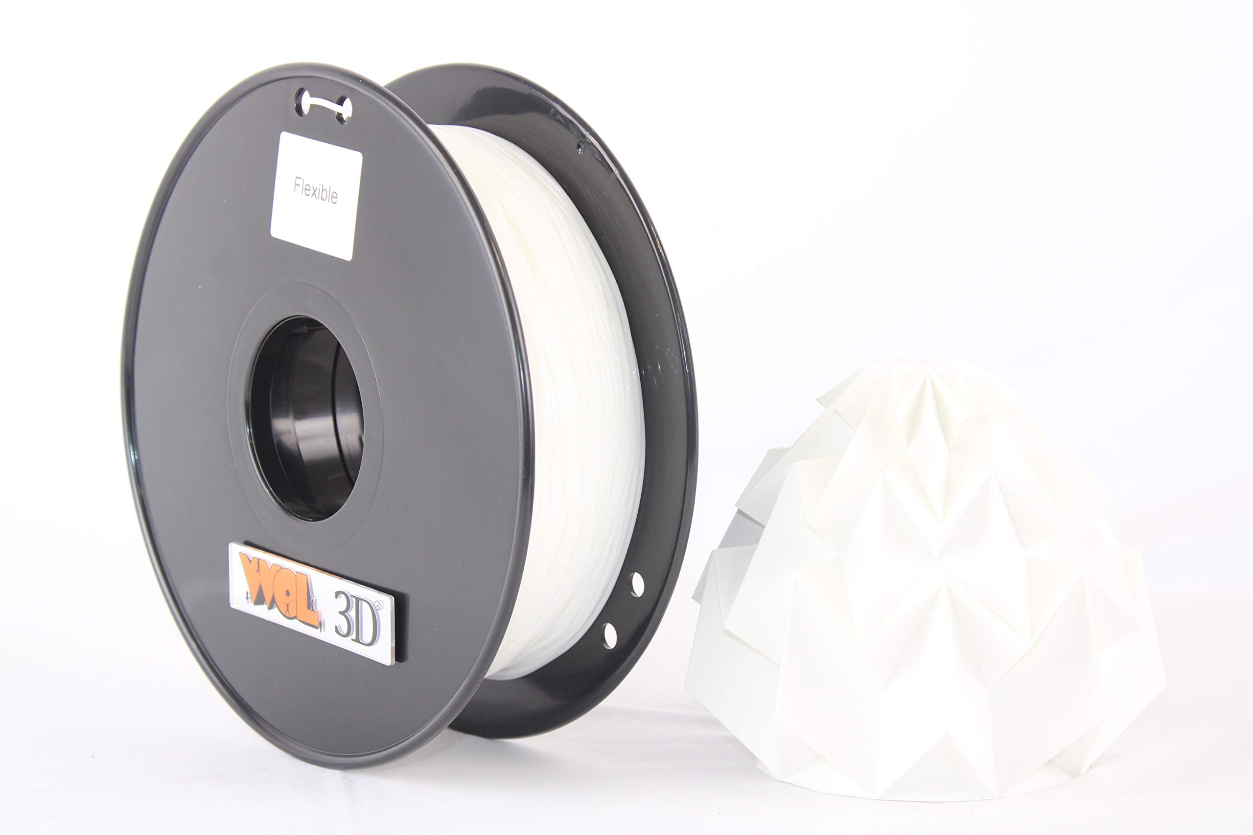 FLEXIBLE FILAMENT 1.75 MM BY WOL 3D (White) (B01N3TTSCJ) Amazon Price History, Amazon Price Tracker