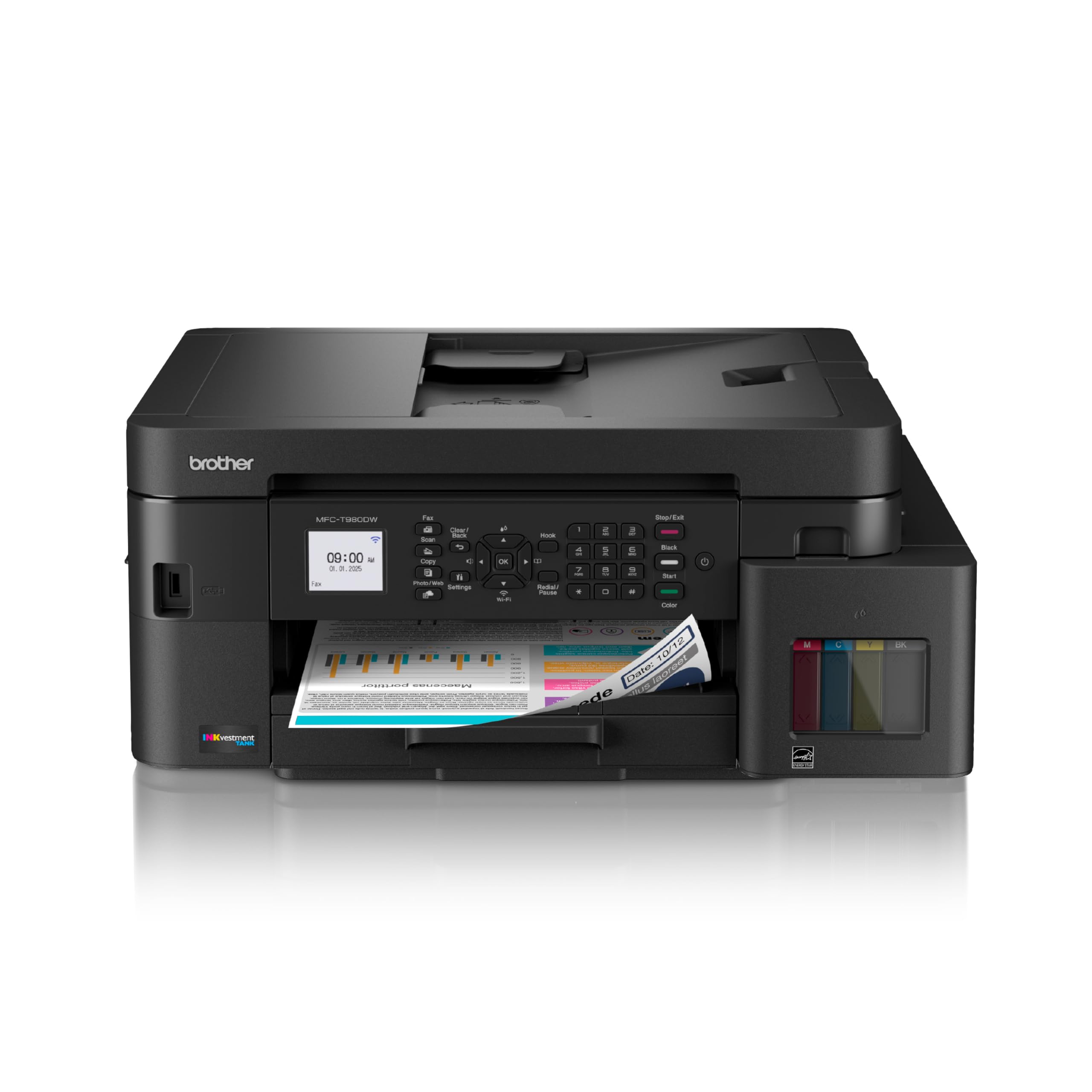 INKVESTMENT TANK 980 WIRELESS AND ETHERNET COLOR INKJET ALL-IN-ONE PRINTER WITH INKVESTMENT TANK 980 WIRELESS AND ETHERNET COLOR INKJET ALL-IN-ONE PRINTER WITH