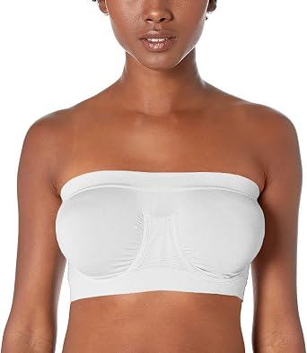 Attagirl! Womens Seamless Underwire Strapless Bandeau Bra Non-Padded, Unlined Tube Top Bralette
