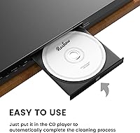 Vista 2 de Reshow Kit limpiador de discos de lente láser para reproductor de CD y DVD sin rayar la óptica, incluye paño de microfibra, disco de limpieza