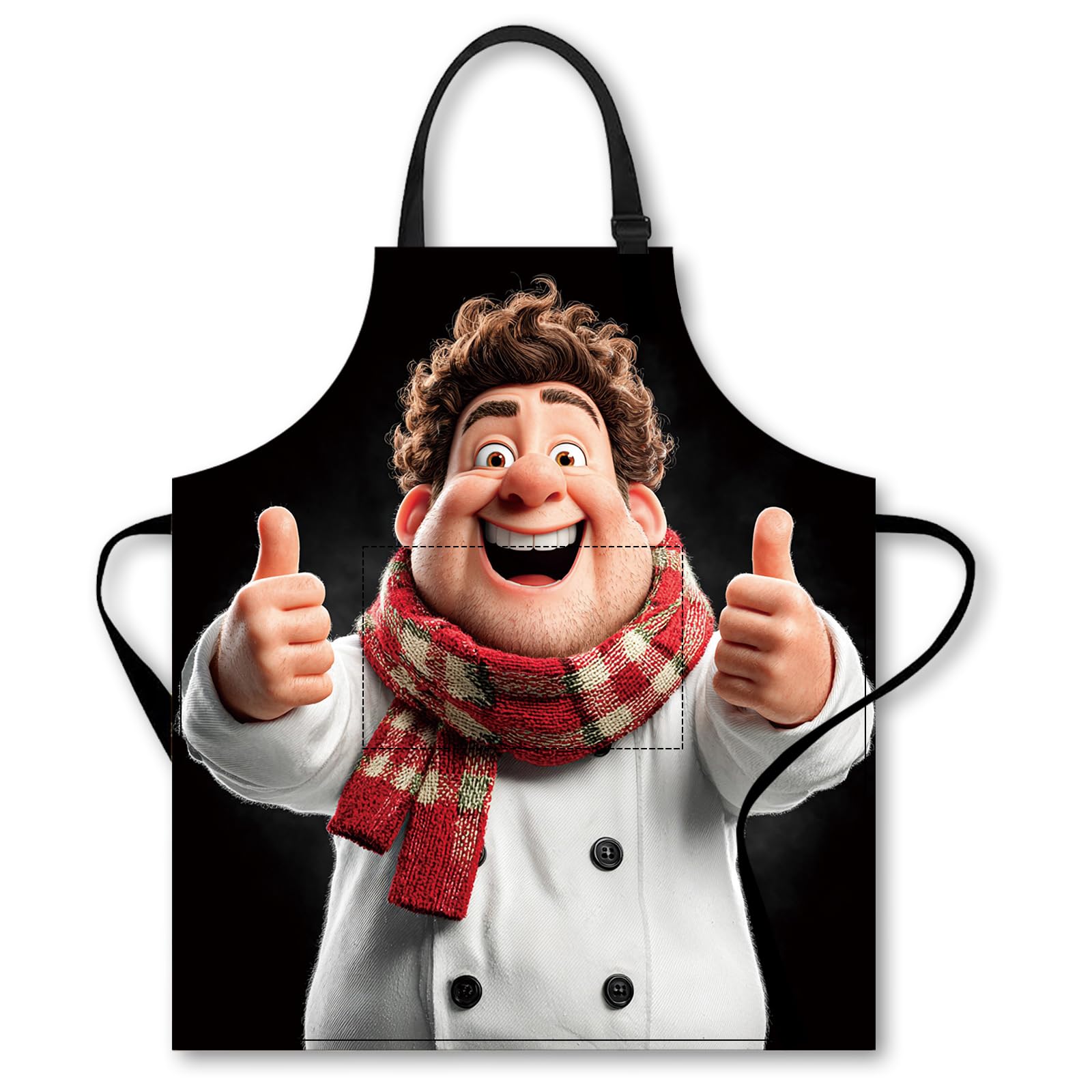 Nuxovilar Cute Cooking Kitchen Apron, 26.77 * 30.7 Inches, Essential for Kitchen Cooking, Baking, Festive Gatherings