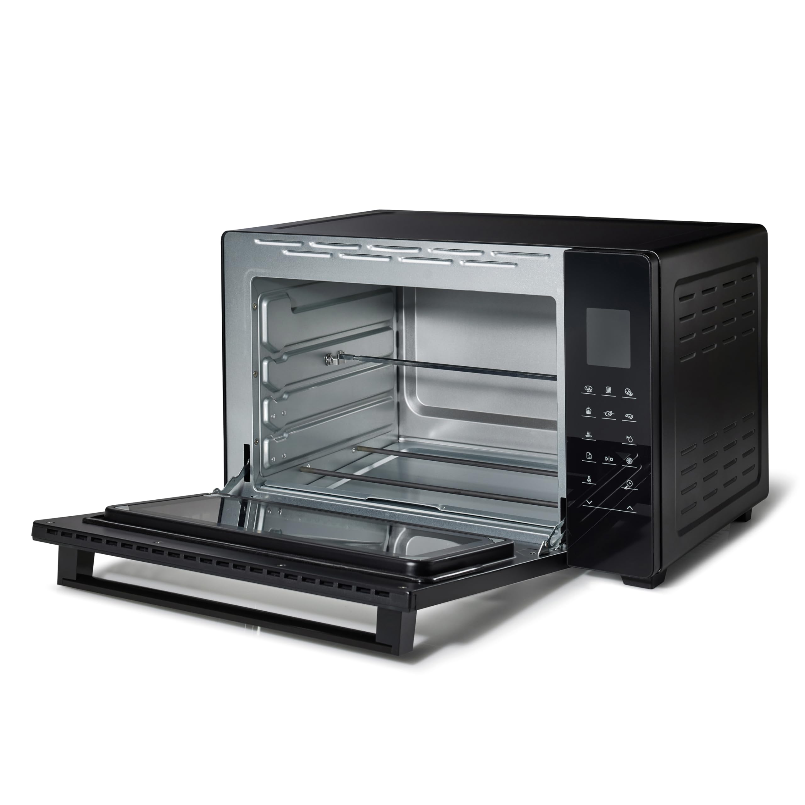 Hisense, HOM45D - Fornetto elettrico 45L, tre livelli di cottura a convezione, girarrosto, comandi touch, programmi automatici