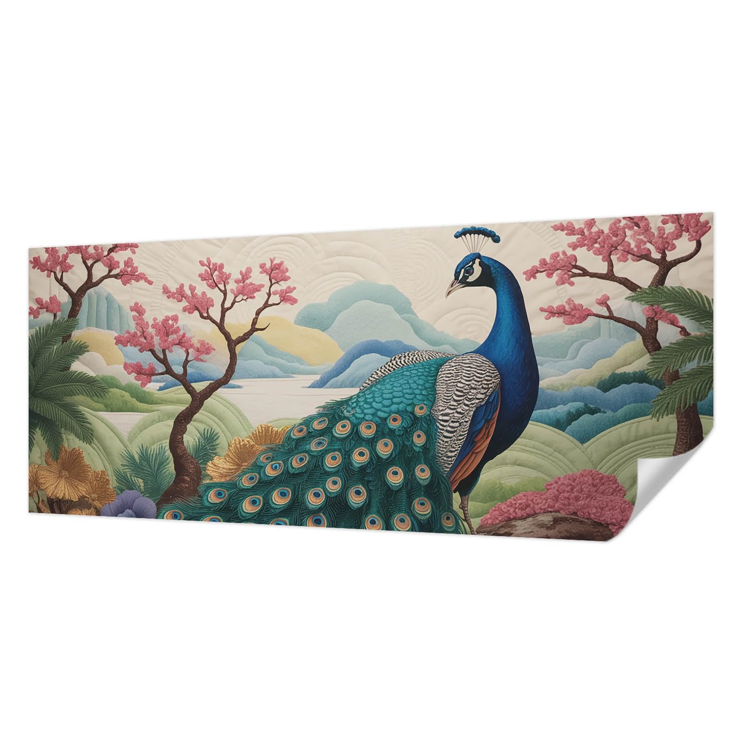 Décor mural adhésif 250x104 cm panoramique Tulup pour salon