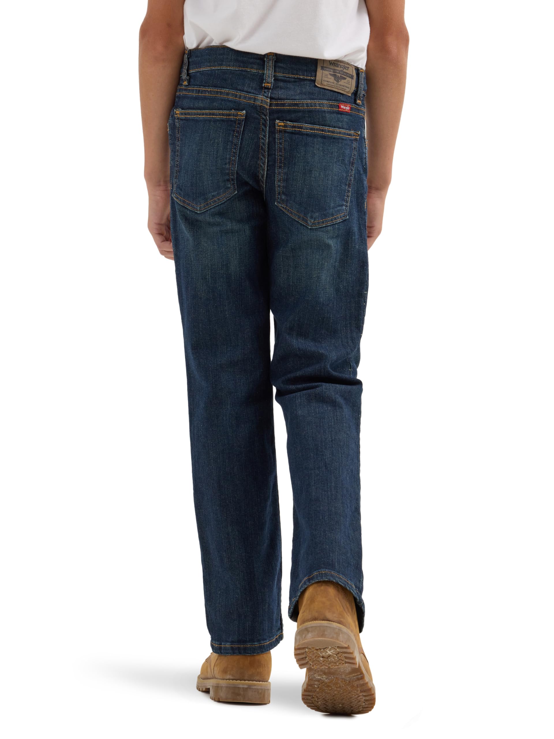 Wrangler Jeans da Ragazzo con Taglio a Stivale (Waldon), Fresh Indigo, 7, Indaco Fresco, 7