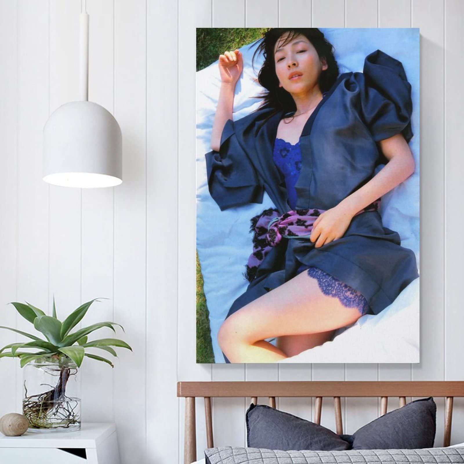 Amazon.co.jp: 麻生久美子 広田絵美 女優 写真ビキニ 清純絵画ポスター