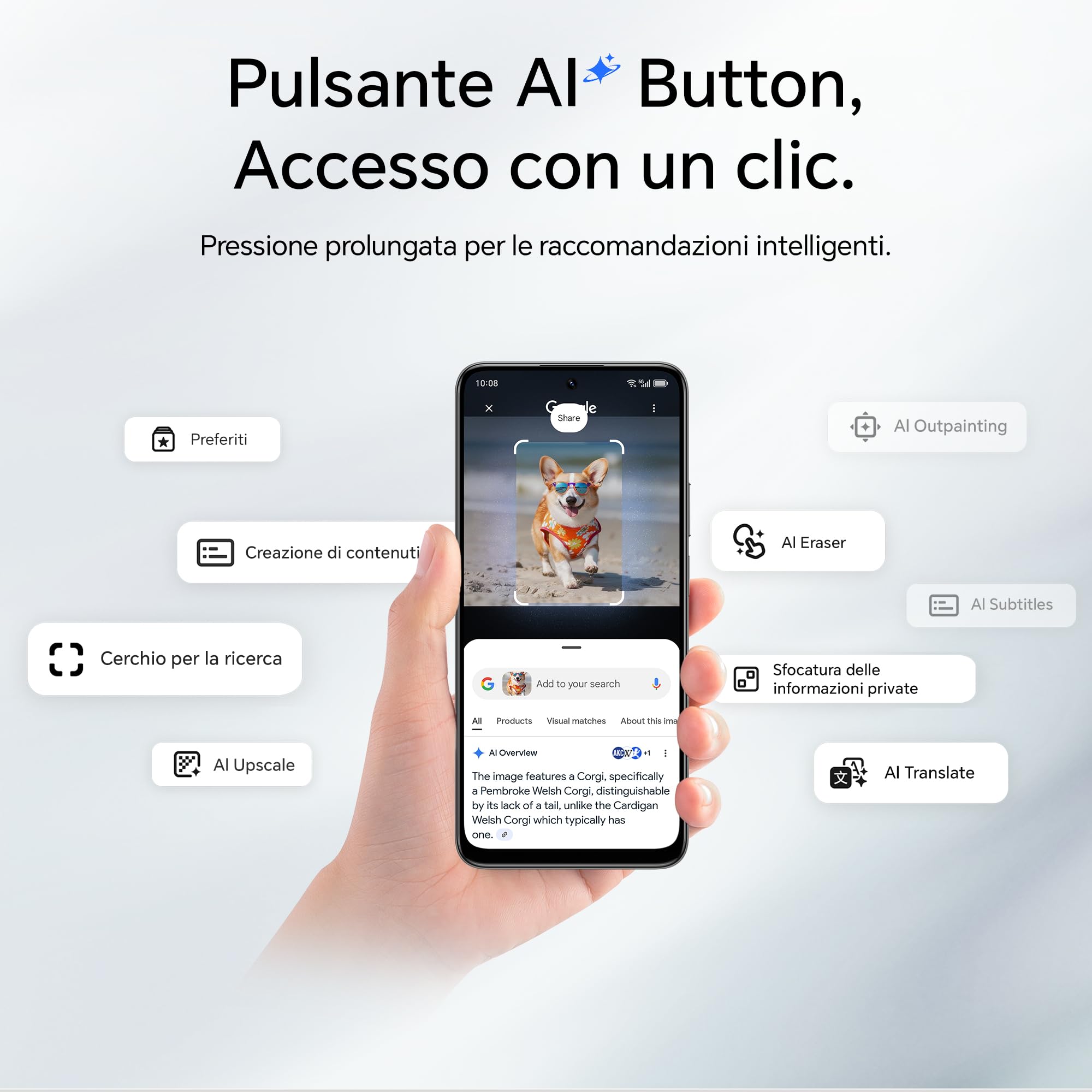 HONOR 400 Smart 4G Smartphone Dual SIM NFC Android 15, 8+256GB, 108MP+2MP con Pulsante AI Telefono, 6500mAh Dual Cell Batteria, 6.77 Pollici 120 Hz Comfort Display, 5 stelle SGS&IP65, Velvet Black