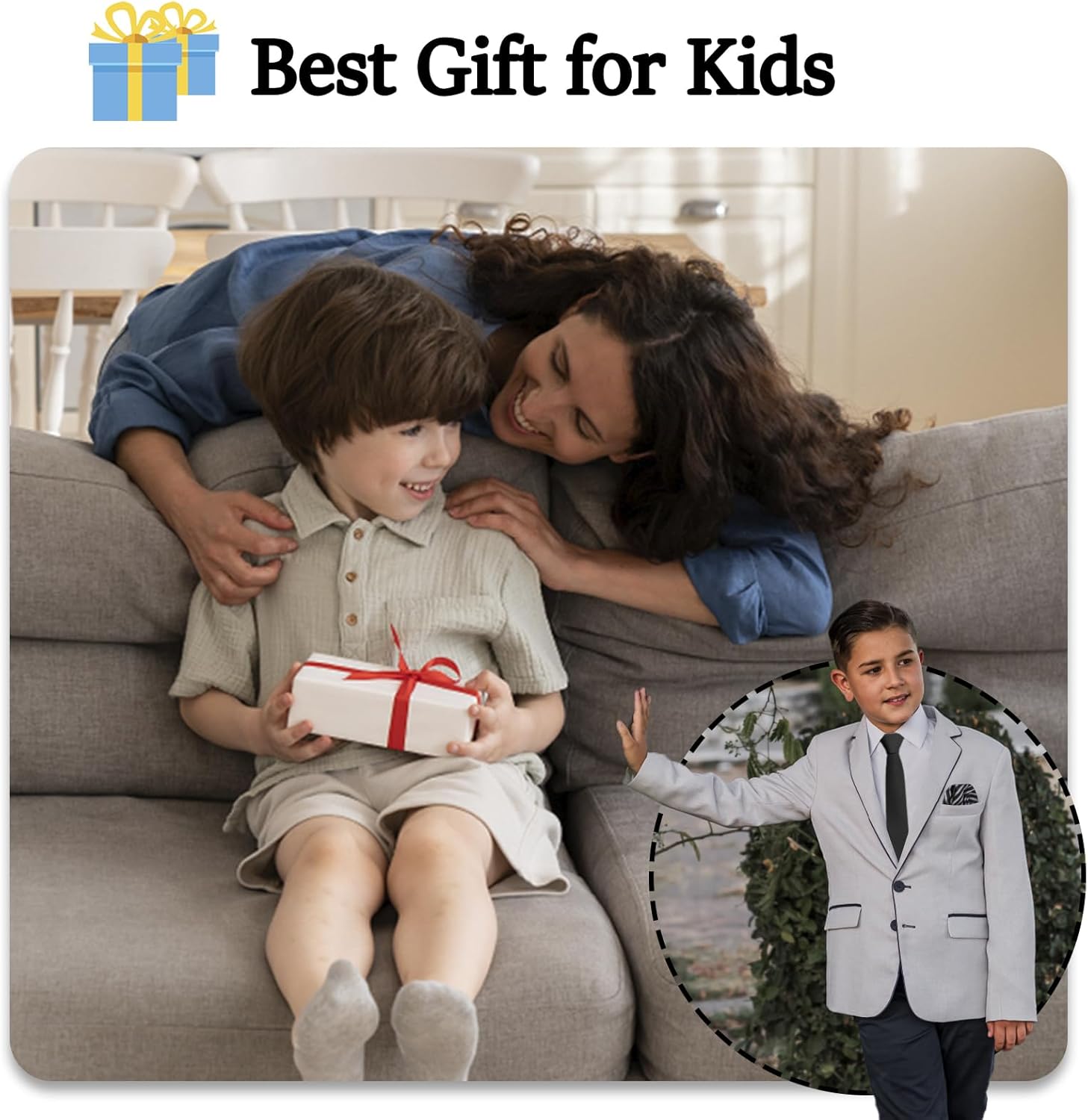 Mantieqingway Ties for Boys, Solid Color Kids Tie Polyester Neckties for School Uniform Graduation Wedding Party (Age 8-12) - Image 6