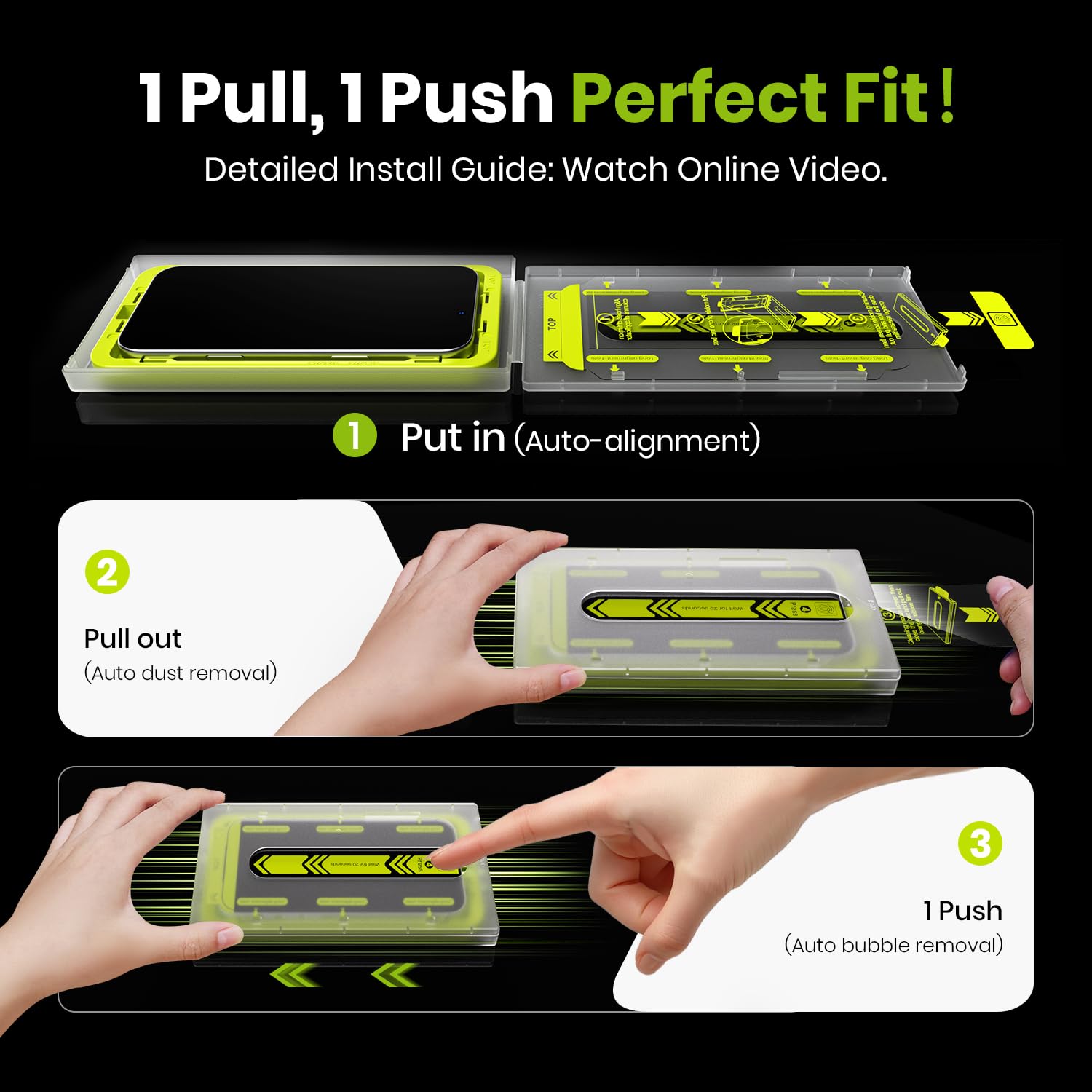 Protecteur D'écran En Verre à Couverture Complète Pour IPhone, Anti