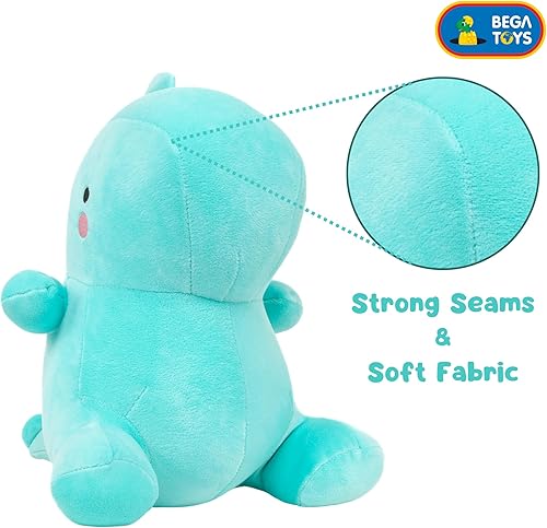 Miniatura 3 de Peluche de dinosaurio, animales de peluche de 12 pulgadas, relleno de algodón de alta calidad, tela suave y elástica, costuras duraderas, gran