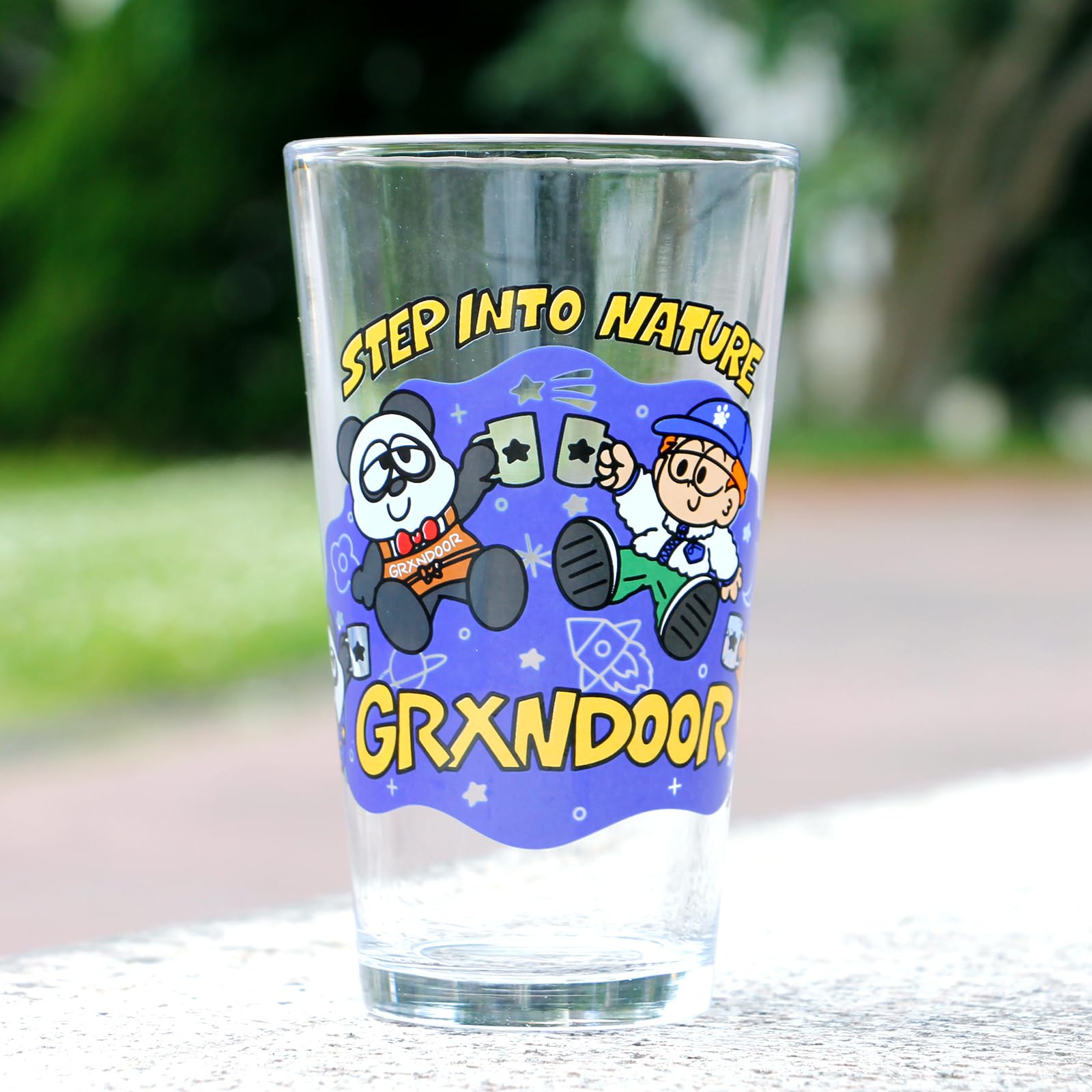 Amazon.co.jp: GRANDOOR パイントグラス 480ml 大口径 極厚 グラス